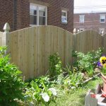 fence around garden