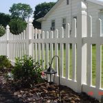classic white vinyl fence