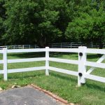 gorgeous split rail white vinyl fence