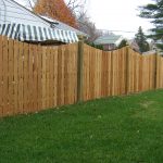 wooden fence with styled posts