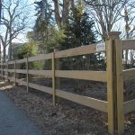 corner split rail fence