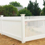 white viking straight fence