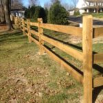 split rail wood fence