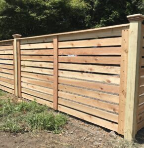 wood fencing