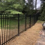 sideyard aluminum fence