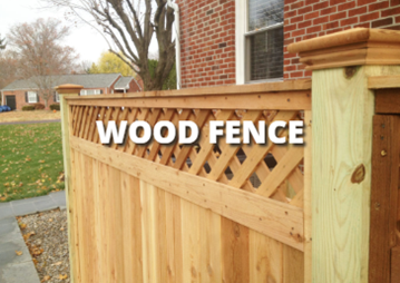wooden fence homepage clickable banner
