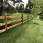 split rail fence enclosure